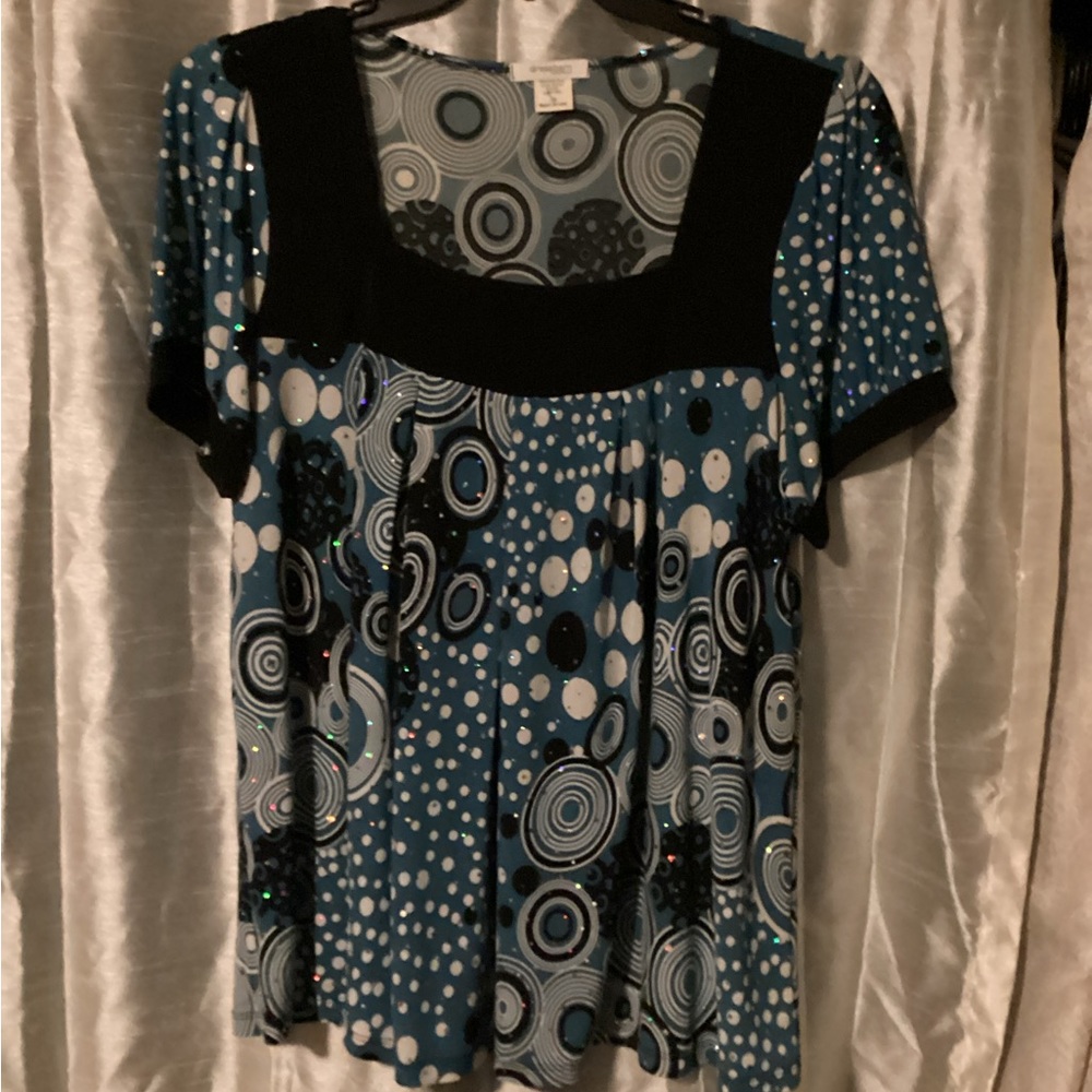 Dress barn glittery top